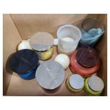 Used and unused candle collection