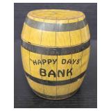 Vintage metal Happy Days Bank