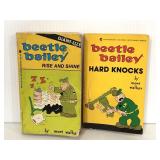 Two vintage Beetle Bailey comic books