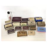 Vintage empty pharmaceutical boxes