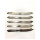 Five Landers, Frary & Clark butter spreader