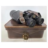 Scope amber coated optics binoculars with case