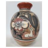 Large pottery vase signed Tdivala Jal Niexied