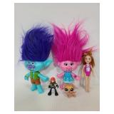 Trolls dolls and others