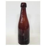 Vintage brown glass bottle