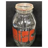 Clear glass Miscellaneous jar