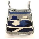 Woven crossbody bag