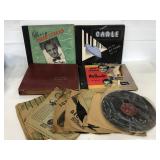 Assorted record collection