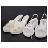 Varsava Viamara & Report white summer shoes