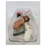 Vintage small glass & ceramic decor pieces