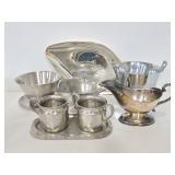 Stainless steel and peeter serving pieces