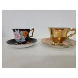 Hand painted & made in Japan cups and saucers