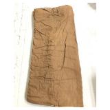 Vintage Coleman tan sleeping bag