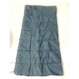 Wenzel blue sleeping bag with plaid inside