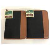 Two Cambridge SoftWear desk zipper day planner2