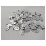 Religious rosary charms