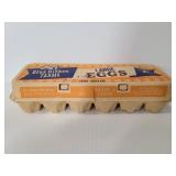 Vintage Blue Ribbon Farms egg carton