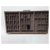 Vintage Hamilton typewriter drawer repurposed