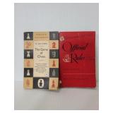 1950s card game rules and Chess handbook
