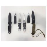 Three knives & one letter opener