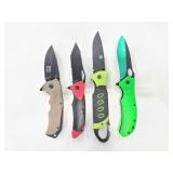 Four pocket knives