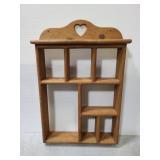 Vintage wood shelf