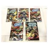 5 90s spirits of vengeance & iron man comic books