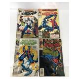 4 various 90s spider man comic books
