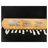 Family branches birthdays wall hanging decoration