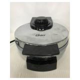 Small round Oster waffle maker