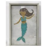 Pillow fort mermaid string art