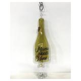 Wine bottle wind chime Mama needs wine