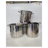 Trio od stock pots