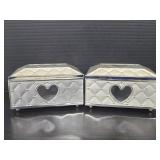 Two Lenox jewelry boxes