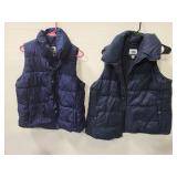 Old Navy his and hers puffy vests