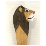 Carved lion pen