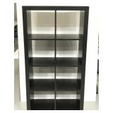 Nice 8 compartment bookcase fits vinyl records