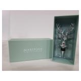 New Stag deer wine bottle stopper Mariposa