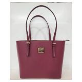 Large Anne Klein burgundy purse