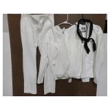 White Navy sailor uniform
