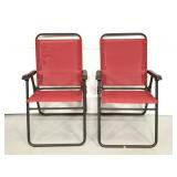 Pair of folding Lawn chairs