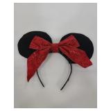 Glitter Minnie Mouse ears