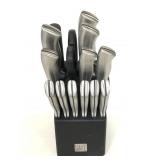 Salt brand kitchen knife block set