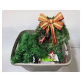 Assorted Christmas decor lot