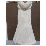 Champagne CW Occasions wedding dress