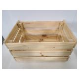 Ikea wood crate