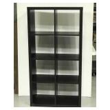 8 section bookshelf suitable to hold records