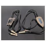 Pair of vintage Bolo ties
