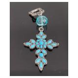 Vintage cross charm