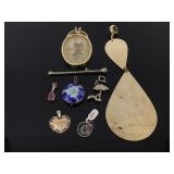 Collection of vintage charms and pendants